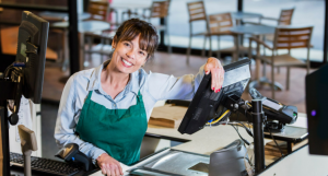 Supermarket cashier