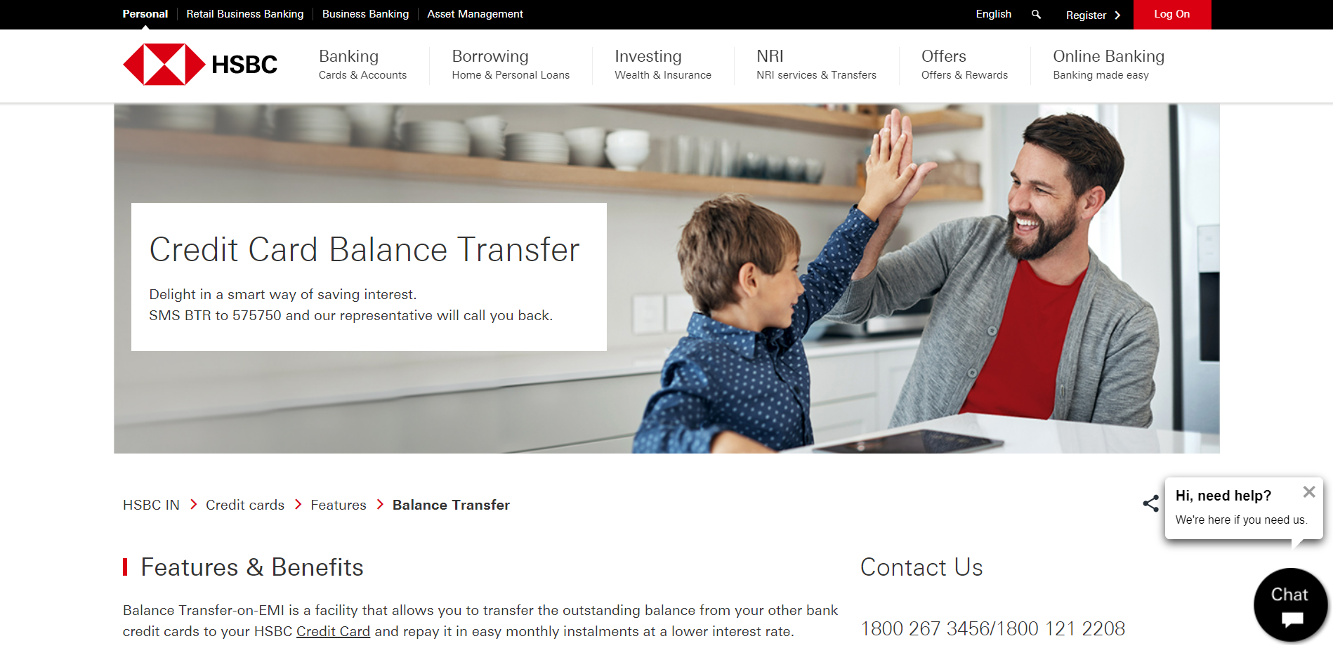 HSBC 33-Month Balance Transfer Credit Card