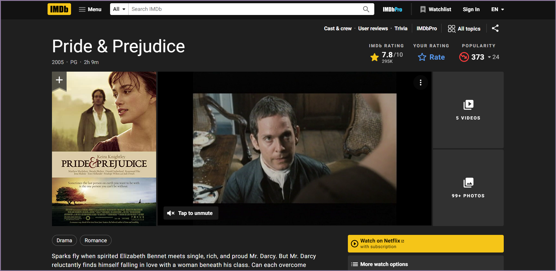 Pride & Prejudice