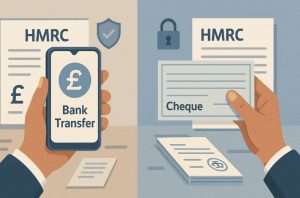 How is the HMRC refund paid – bank transfer or cheque