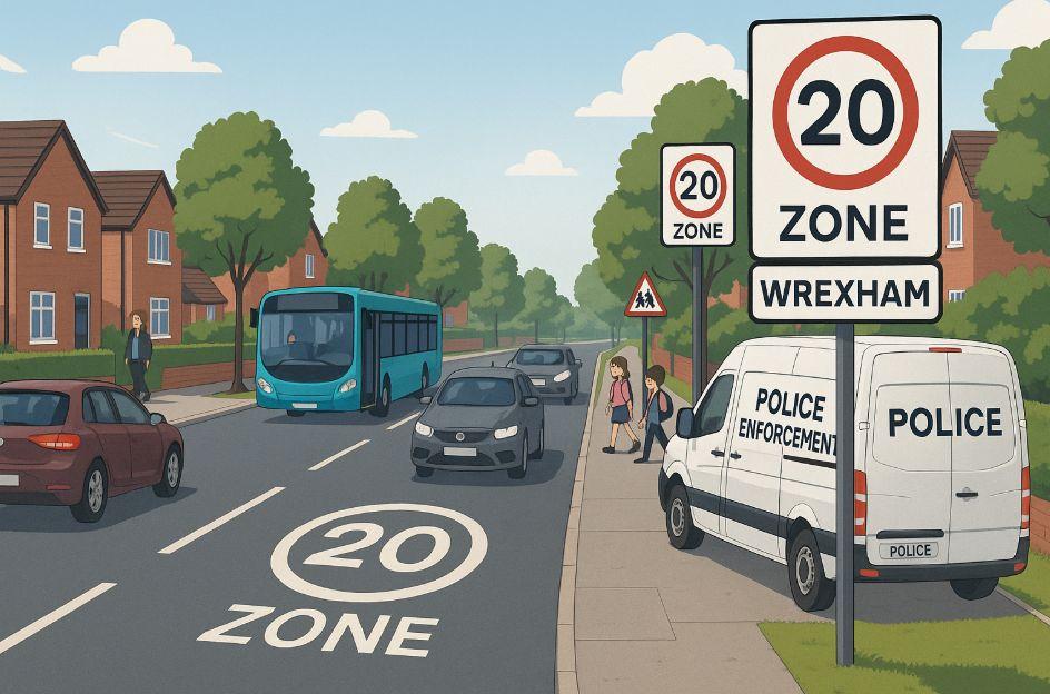 Speed Limit Changes in Wrexham