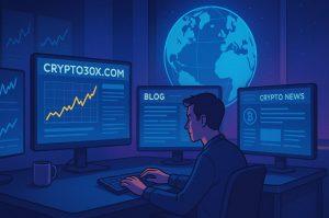 What is Crypto30x.com and what makes it a unique blog in the crypto space