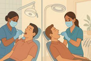 How do NHS dental nurse salaries compare to private sector roles