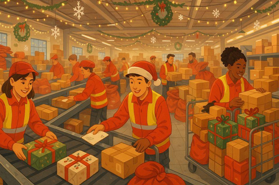 royal mail christmas jobs