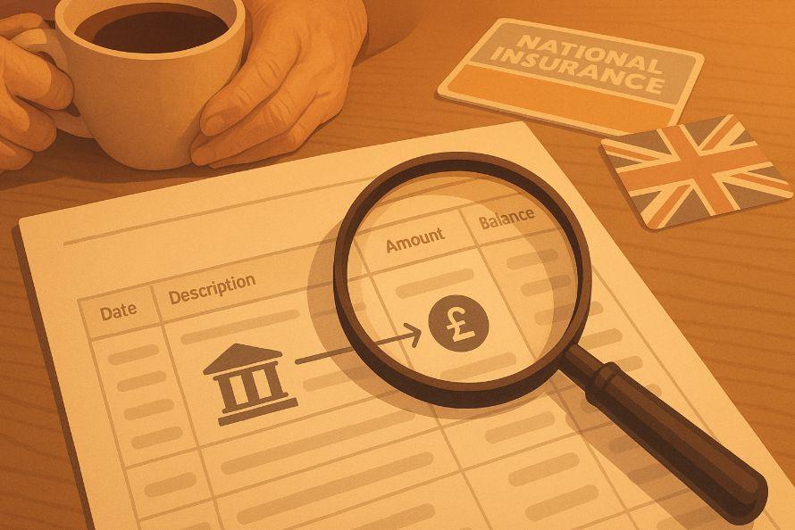 what does dwp sp mean on bank statement