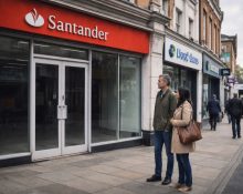 santander bank branches closing