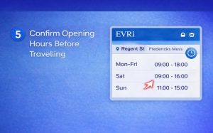 Confirm opening hours before travelling