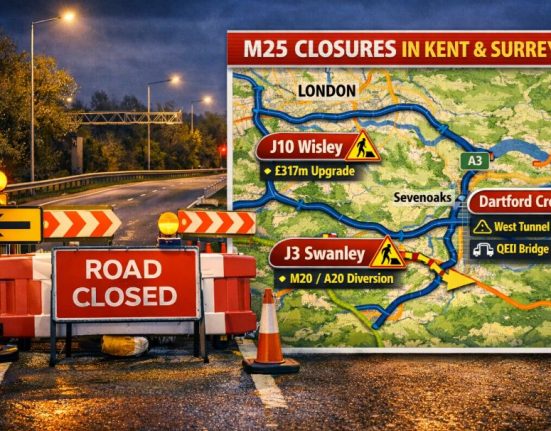 m25 closures
