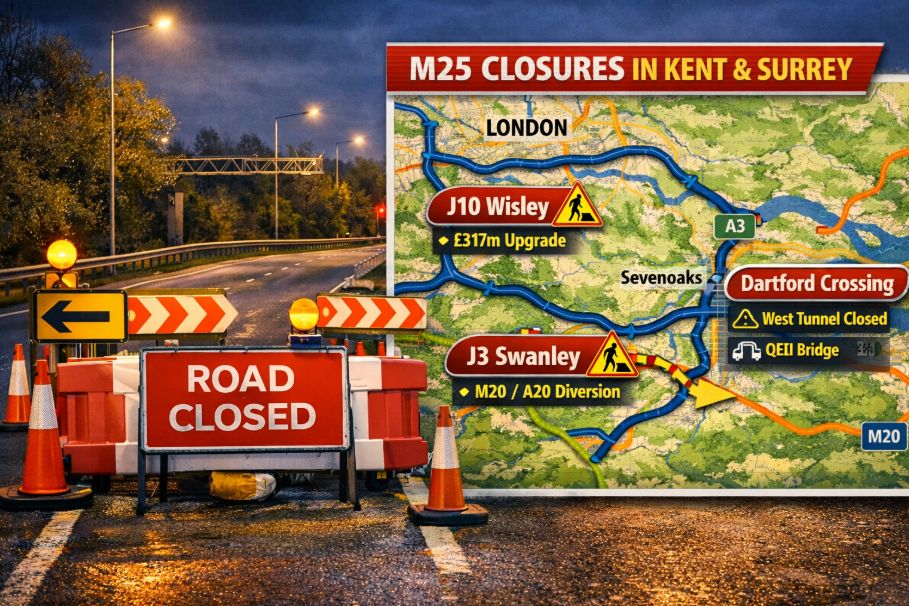 m25 closures