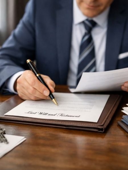 legal document that describes how to manage an estate