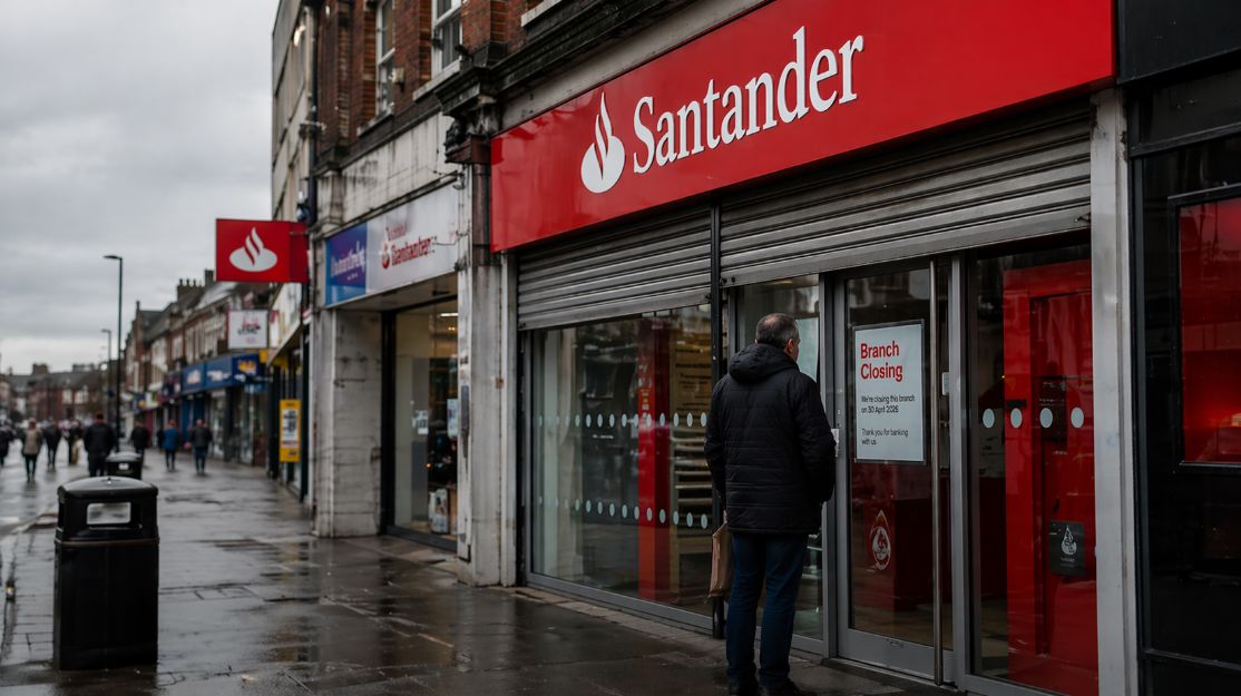Santander 13 Branches closing Next Week