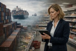 What is driving concerns about UK food shortages due to the Iran war