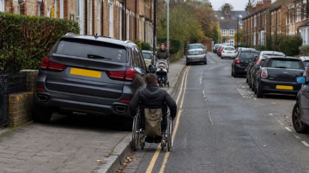 england pavement parking ban